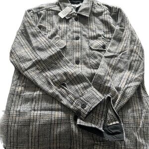 Plaid Button-Up Shirt